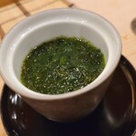 鮨 しゅん輔 - 浅利出汁と海苔の茶わん蒸し