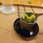 鮨 しゅん輔 - 浅利出汁と海苔の茶わん蒸し