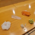 鮨 しゅん輔 - マコガレイ トキシラズ漬け 水蛸