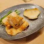 鮨 しゅん輔 - 蒸し鮑と鮟肝