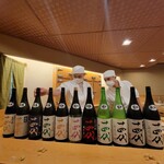 鮨 しゅん輔 - 十四代のラインナップ