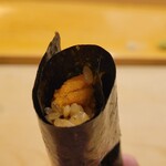 鮨 しゅん輔 - 雲丹手巻き