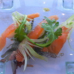 ラ・フルール - サーモンとキクナ