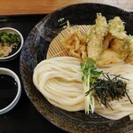 讃岐饂飩宏之輔 - かしわ天ざるうどん