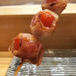 焼き鳥 ばかちん - トマト巻(( *ˊᗜˋ* )ゞﾃﾞｼ!