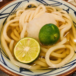 丸亀製麺 - すだちおろし冷やかけうどん