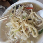 中国飯店なるき - タンメン・麺クローズアップ