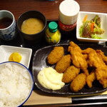 昭和堂Q - 「選べるセット」チキンカツと牡蠣フライ