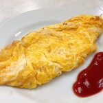 ゆたか食堂 - チーズ入りオムレツ