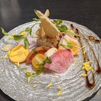 トラットリアイタリア 銀座店 - 前菜：農園風彩り前菜４種盛り