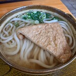 府中家 - かけうどん（中）＆きつね