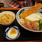 熟成うどん なかや - お連れ様のオーダー