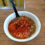 鶏骨らーめん 新参者 - 