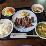 炭火焼牛タン 多賀城 - 牛タン1.5倍定食