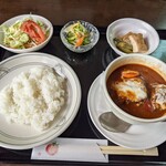 Sumibiyaki Gyuutan Tagajou - 牛タンシチュー定食