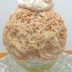Kakigoori Senmonten Kooriichika - ■ラムレーズンミルク
                        　～きな粉ｸﾘｰﾑ、ﾚｰｽﾞﾝ、ﾏﾛﾝ蜜添え、ﾅｯﾂ～