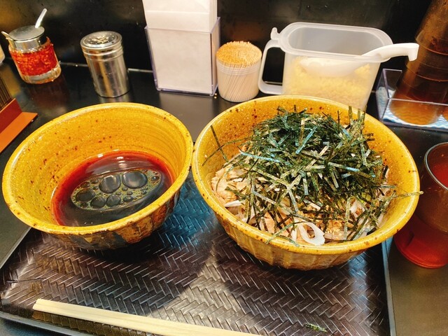 なぜ蕎麦にラー油をいれるのか 池袋南口店 都電雑司ケ谷 そば 食べログ なぜ蕎麦にラー油をいれるのか 池袋南口店 都電雑司ケ谷 そば 食べログ