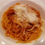 ロルマ アッティーヴァ - 鶏肉とごぼうのトマトソーススパゲッティー