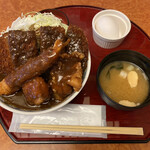 梵天食堂 - 全力飯Ａ880円税別　がっつり食べられます。