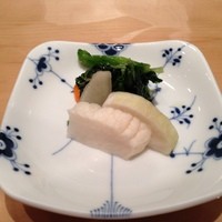 新宿割烹 中嶋 - ランチのお新香