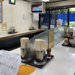 Shirakawa Soba - 立ち食い店内