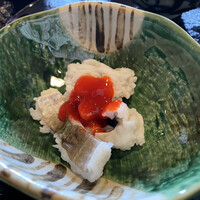 藁焼きと水炊き 葵 - 鱧落とし梅肉