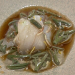 中国酒菜 鯉石 - ジュンサイとフグ