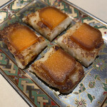 中国酒菜 鯉石 - 大根餅のからすみのせ