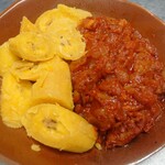 African Restaurant Calabash - トマトソースとボイルドプランテーン (Limited)