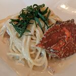 レストラン ビストロ - ワタリガニのクリームスパゲティ