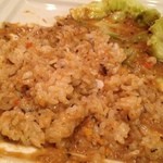 レンゲ - ④上海蟹のトウチ炒め6800円～（タレにご飯を投入していただきました）