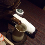 沖縄懐石 赤坂潭亭 - 今回はさんぴんちゃのホットを。