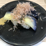 匠 がってん寿司 錦糸町PARCO店  - 泉州水なす浅漬け。ちょうどいい漬かり具合で美味しかったです。