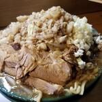 Ra-Men Kugimiya - 麺600g、肉増し、ニンニクマシマシ、脂マシ