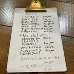 タベルナ・バルボーネ - メニュー