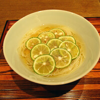 京都和久傳 - 新酸橘そうめん　とろろいり