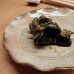 鮨 田可尾 - 呼子黒鮑味噌漬け