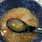 板橋大勝軒なりたや  - スープ割り。