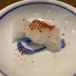 Ichiban dori - 大根おろしのみを、味わいます。