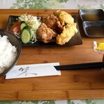 TORI SEN - から揚げと鶏天の定食