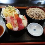 Sushi Towari Soba Tenfune - Seafood Rice Bowl Set