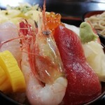 Sushi To Wari Soba Tenfune - 海鮮丼セットの海鮮丼