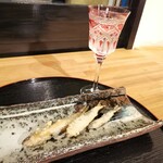 良理 - 稚鮎の天ぷら　日本酒にぴったり( *´艸)