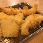 天ぷら七八 - えび、いか、白身魚、ささみ