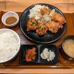 ガスト - 合盛り定食（4個）（781円）