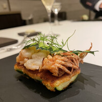 カンテサンス - ズッキーニ車海老チーズ