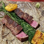 代々木上原 鉄板焼 Note - 近江牛サーロインステーキ