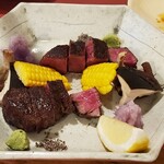 代々木上原 鉄板焼 Note - 近江牛ヒレステーキ