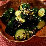 代々木上原 鉄板焼 Note - 胡瓜のピリ辛マリネ