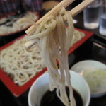 神田まつや - やおら汁にﾁｮﾝと浸け・・